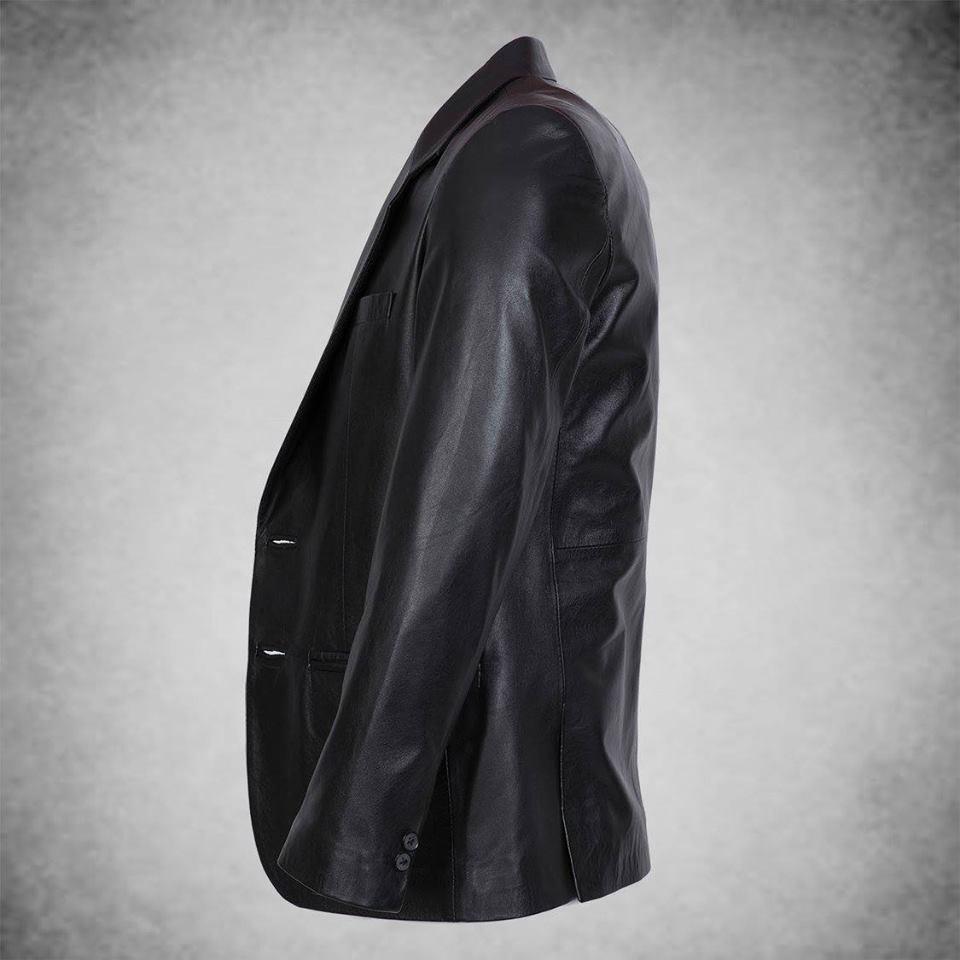 ÁO VEST DA CỪU  MÀU ĐEN